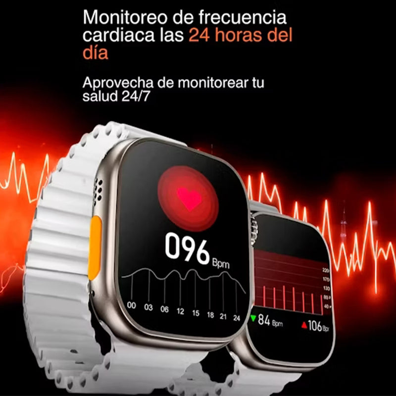 Smartwatch EW08 Ultra 2.02 Blanco